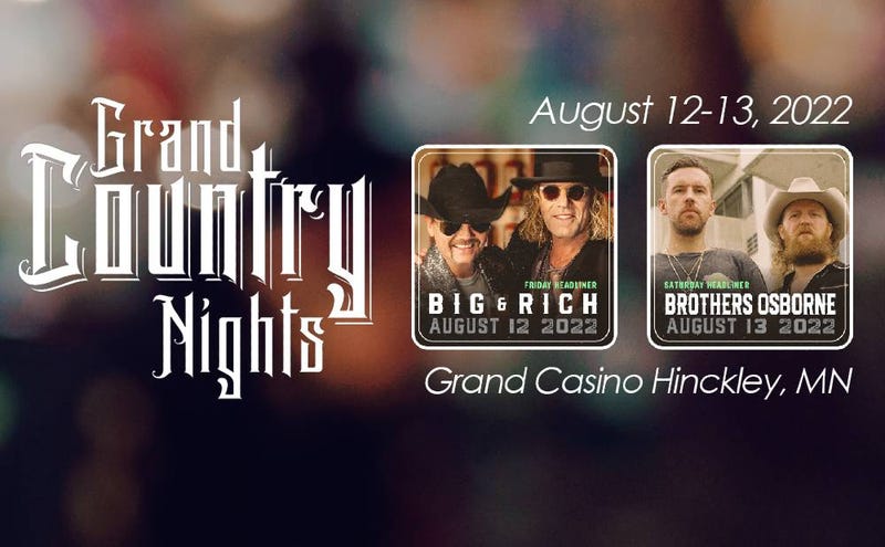Grand Country Nights at Hinckley Amphitheater on August 12 - 13