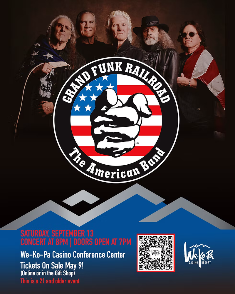 Grand Funk Railroad at We-Ko-Pa Casino Resort