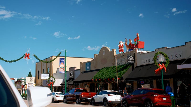 Main Street in Grapevine, Texas on Tuesday, Nov. 29, 2022.