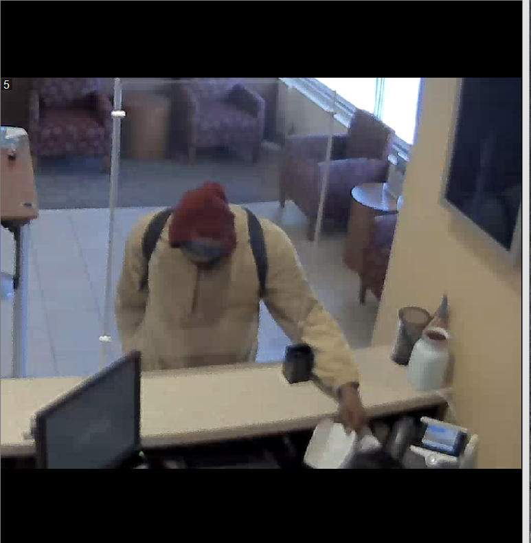 Search for bank robbery suspect