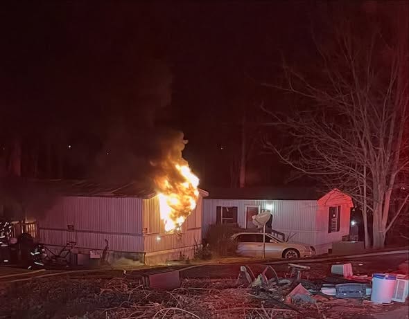 Structure Fire with Entrapment on Mason St. in Greer Friday January 30, 2026