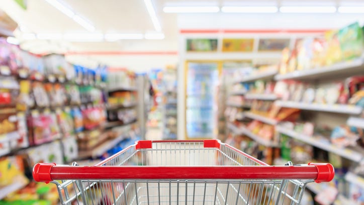 Woman Finds Bizarre Way to Self-Isolate While Grocery Shopping During Coronavirus Pandemic