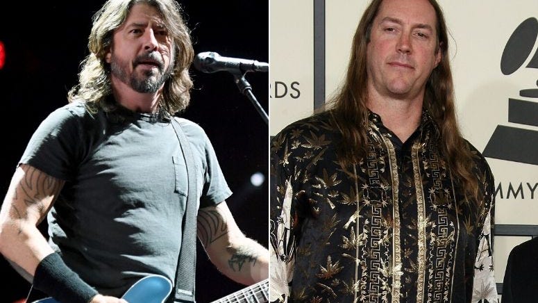 Dave Grohl and Danny Carey of Tool Pay Tribute to Rush Drummer Neil Peart