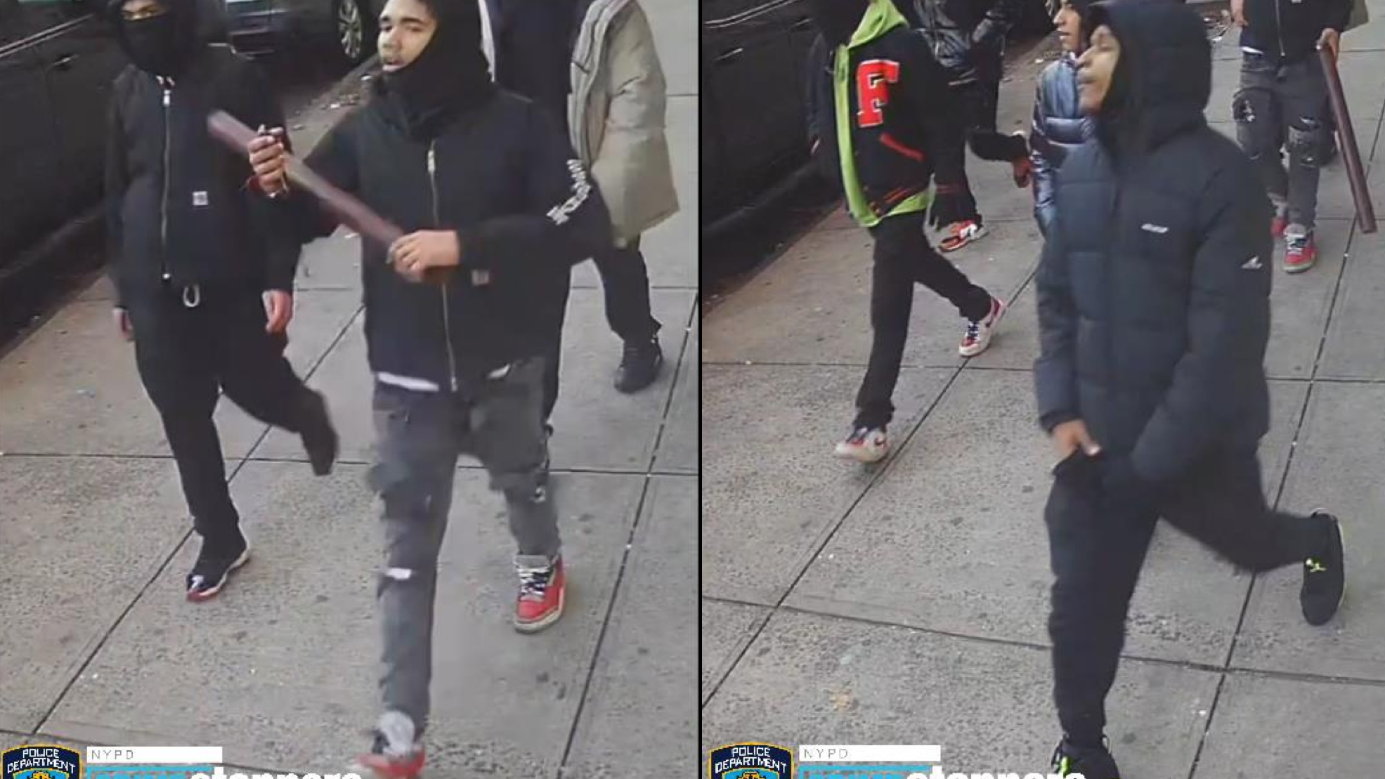 Teens beat boy in head with baseball bat on Bronx street, slash 2nd boy