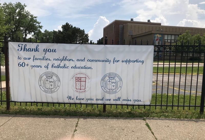 GoFundMe created to save mosaic at former catholic high school before demolition 