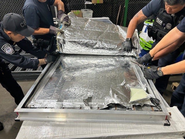 Meth found at LAX