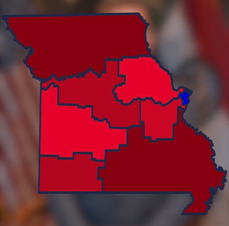 The newly proposed Congressional map