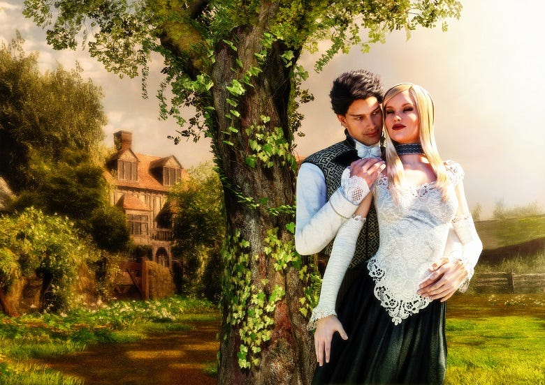 romance novel cover