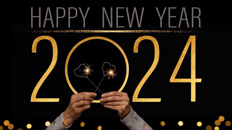 "Happy New Year" graphic