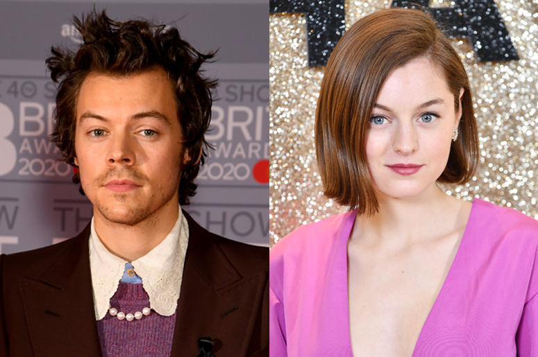 Harry Styles and Emma Corrin