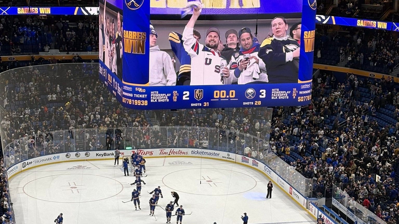 Sabres fans revel in excitement of playoff push