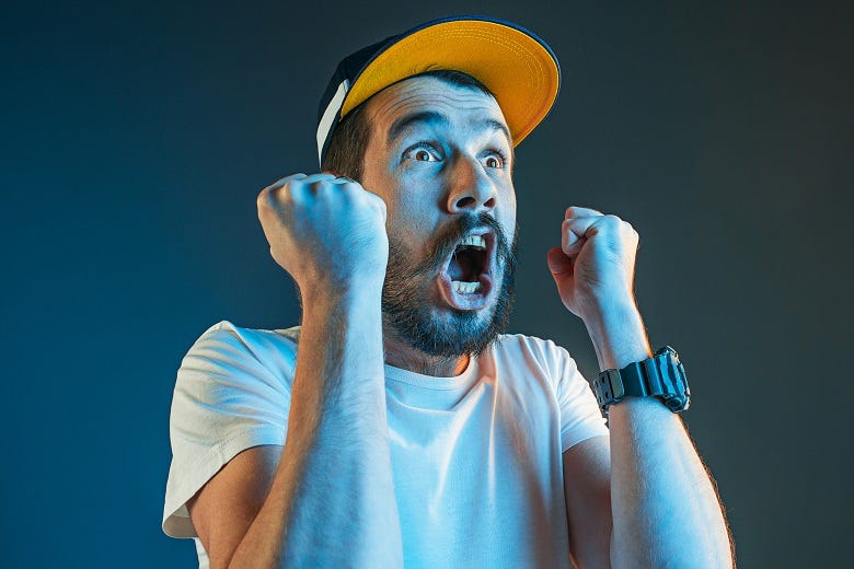 angry fan