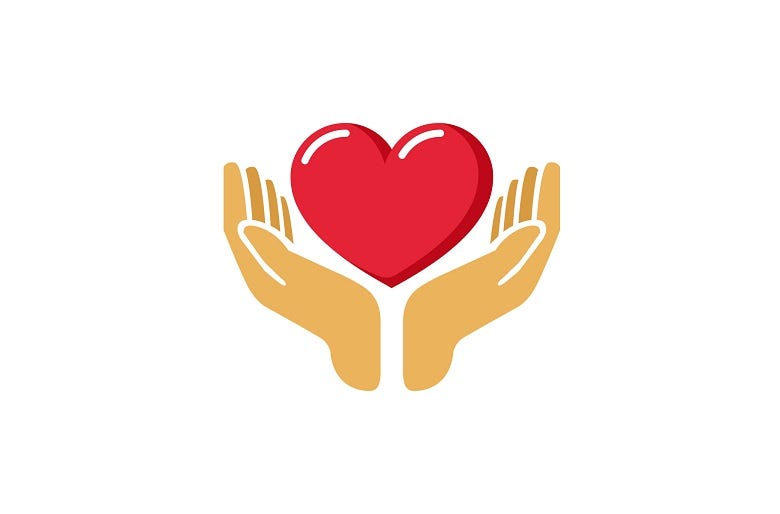 helping hands graphic