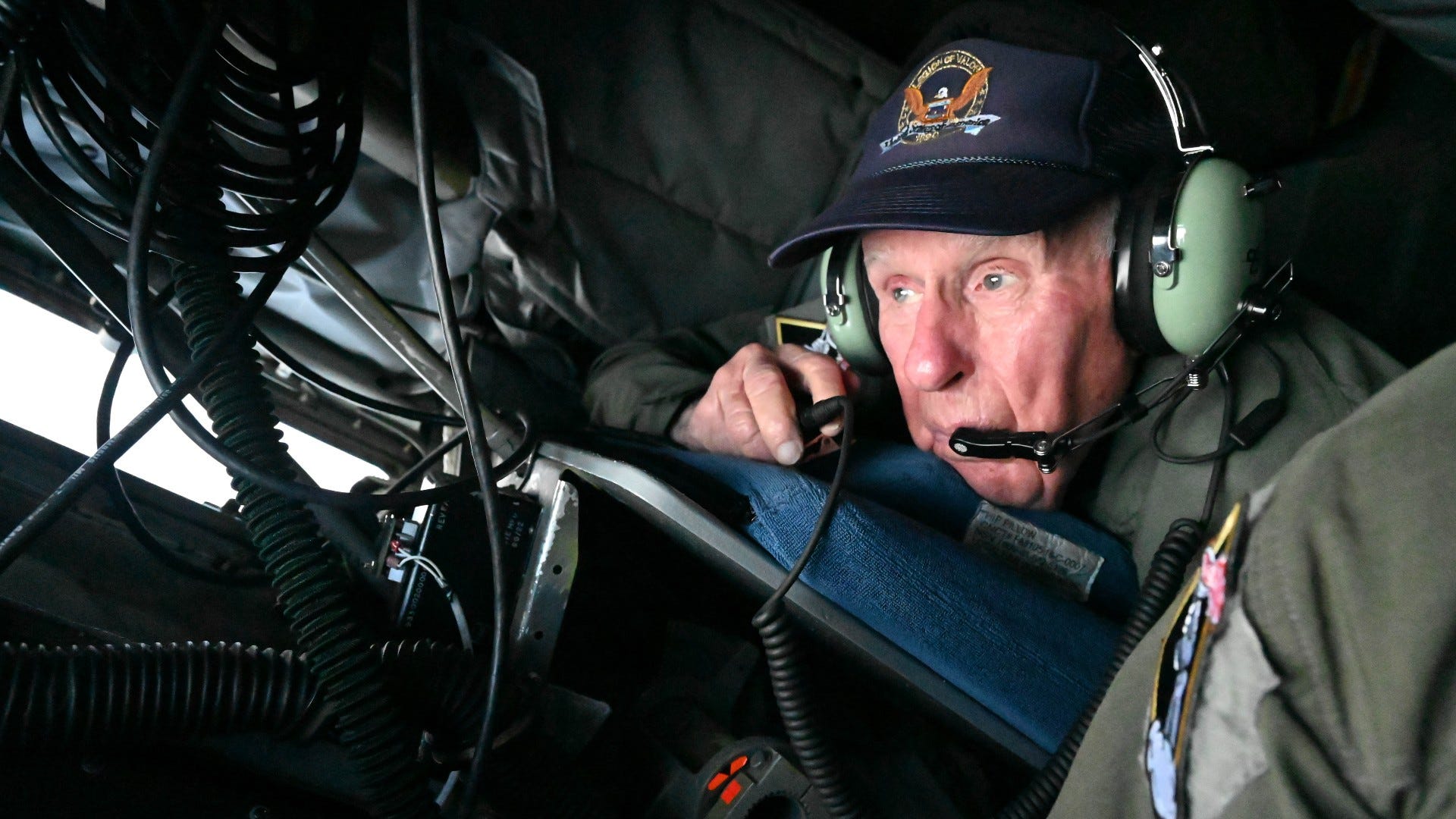Nebraska, California National Guard units Honor WWII veteran