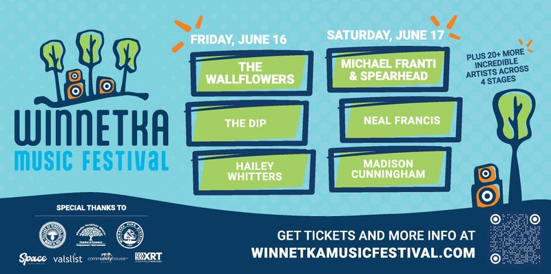 Winnetka Music Festival June 16th & 17th