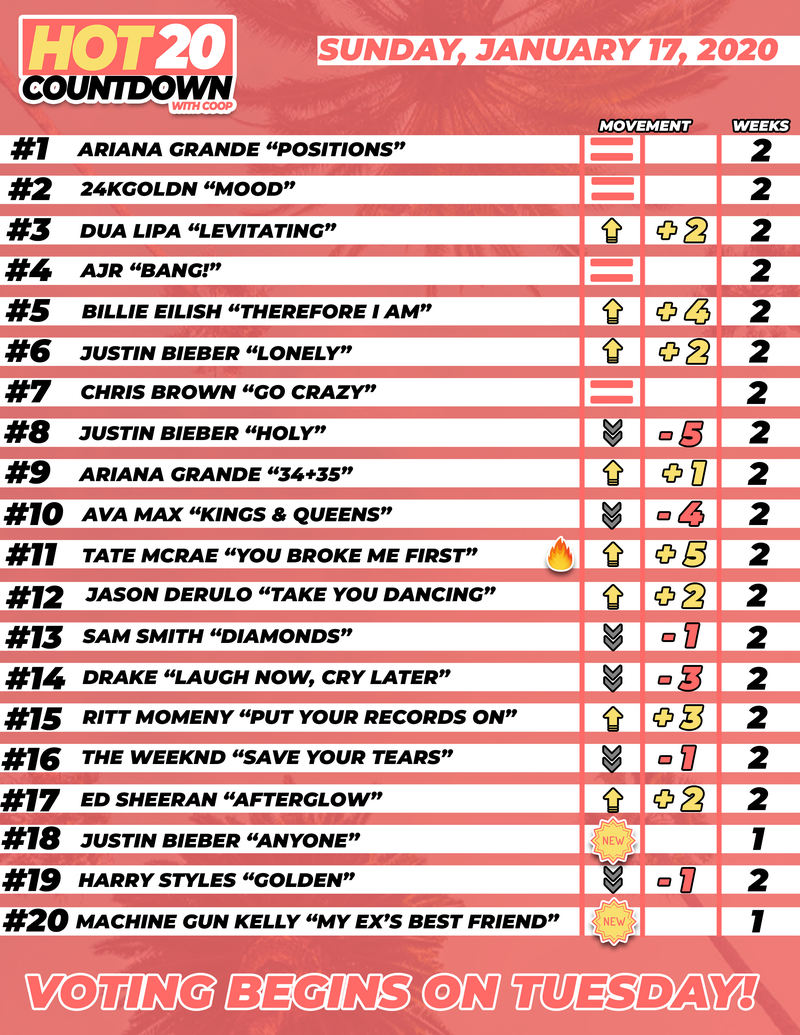 Hot 20 Countdown