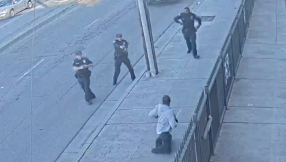 Footage of Huntington Park Police Department's encounter with Anthony Lowe.