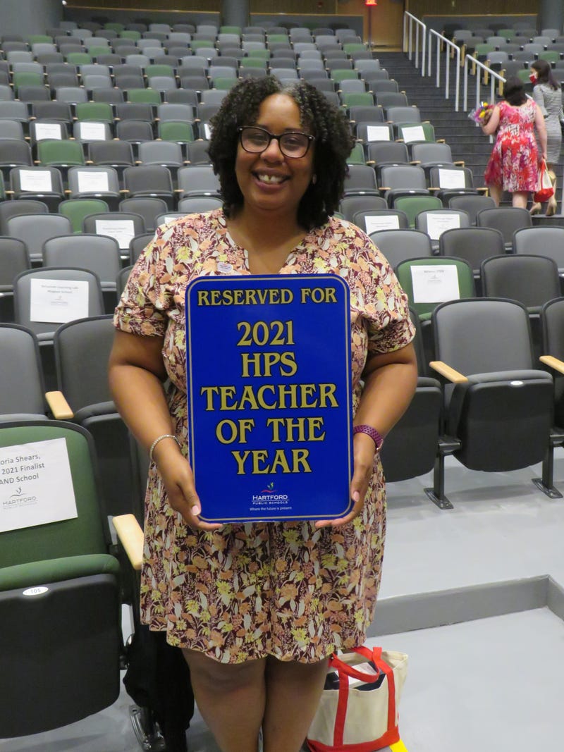 Victoria Shears, 2021 Hartford Public Schools Teacher of the Year