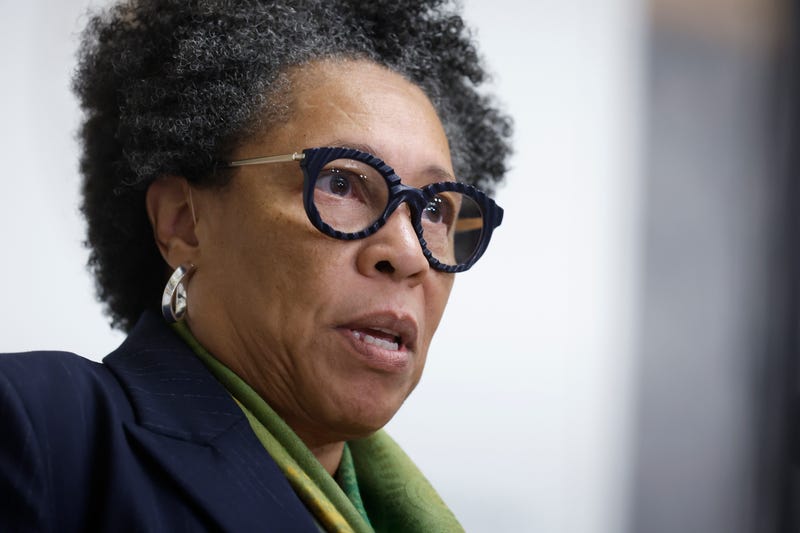 Close up of HUD Secretary Marcia Fudge