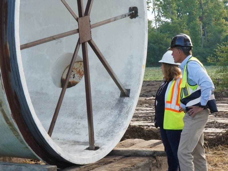 Water main break