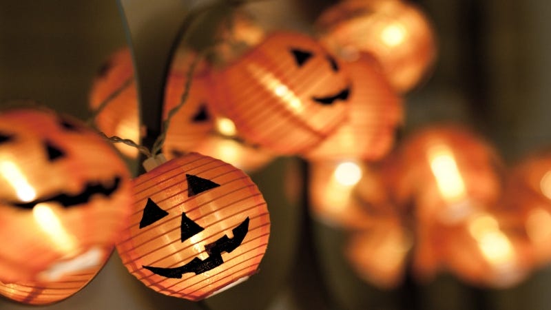 Halloween pumpkin lights Getty Images