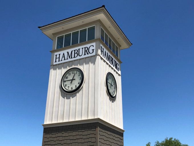 Hamburg Town Clock