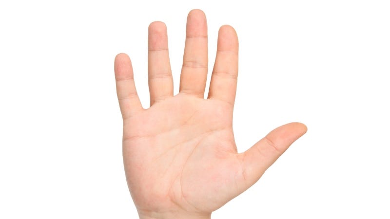 Palm of hand Getty Images 800x450