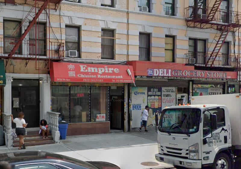 The victims were attacked inside Empire Chinese