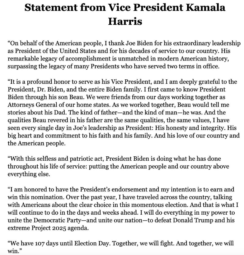 statement