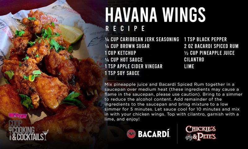 Havana Wings Recipe