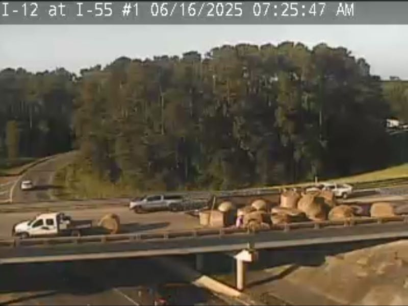 Hay on I-12