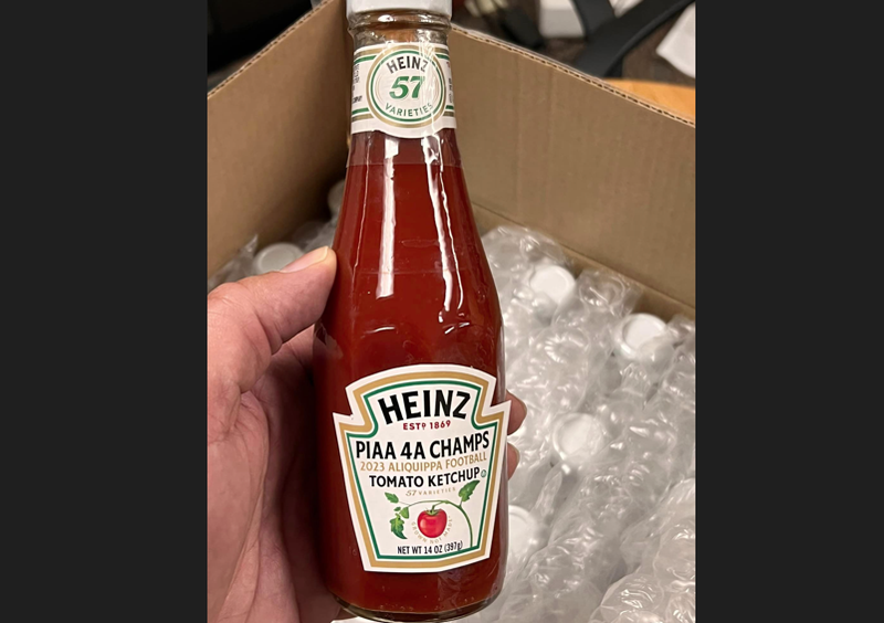 Custom Heinz bottle for Aliquippa