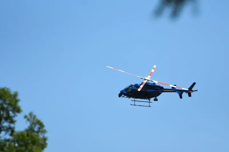 Michigan State Police helicopter
