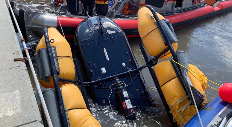 Helicopter in the Hudson