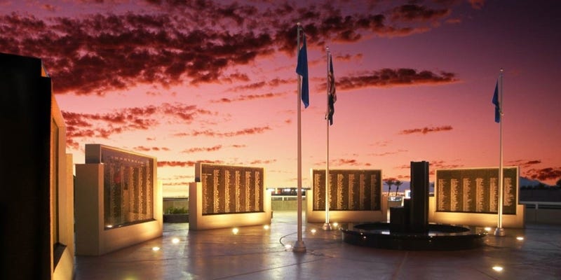The Henderson Veterans Memorial Wall