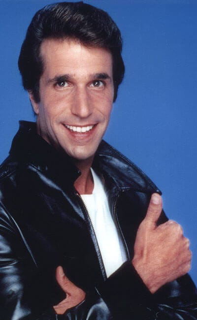 Henry Winkler as 'The Fonz'
