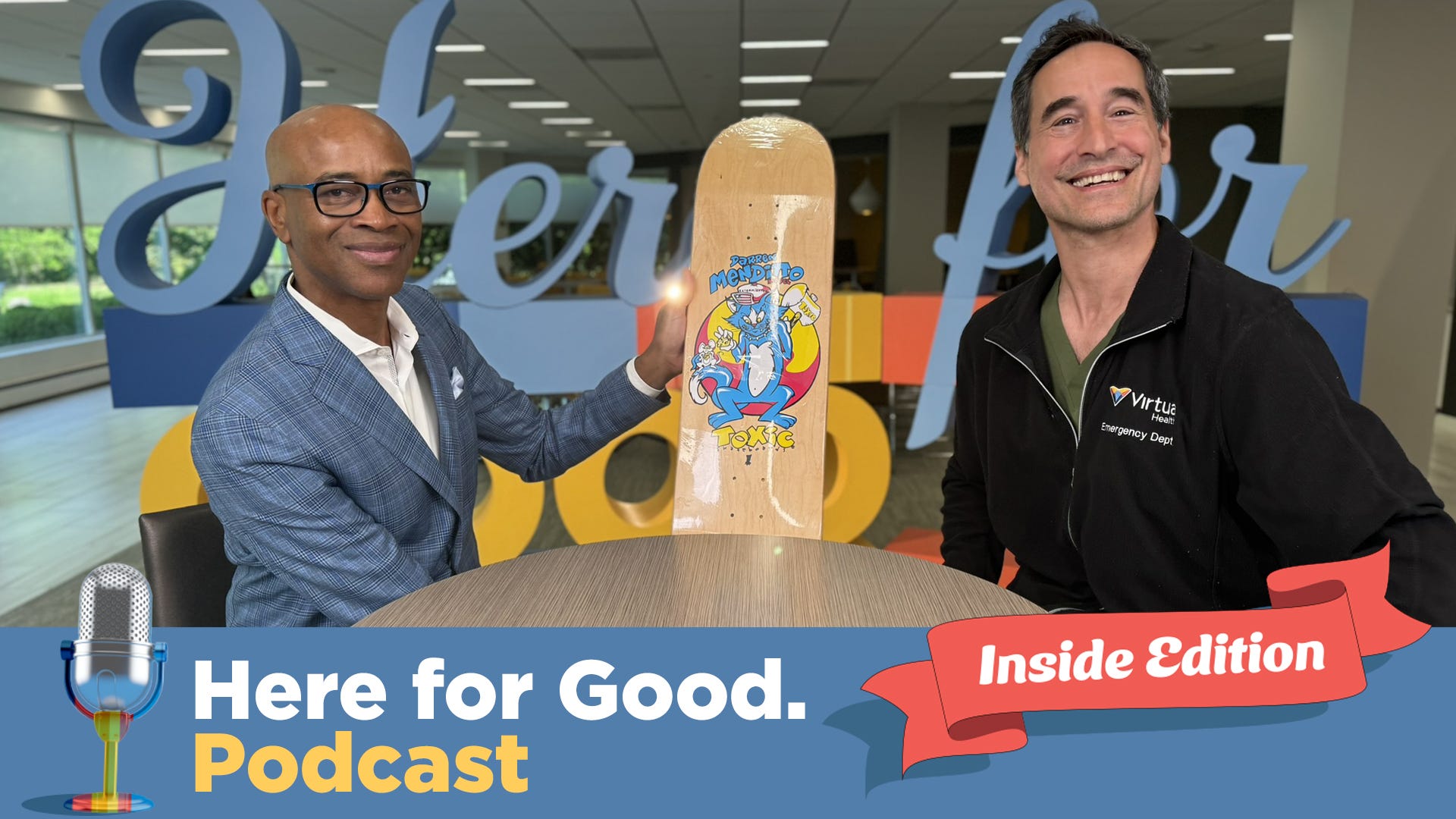 Here for Good. The Podcast “Inside Edition” | EP. 53: From Skateparks to Emergency Rooms | Bee Inspired