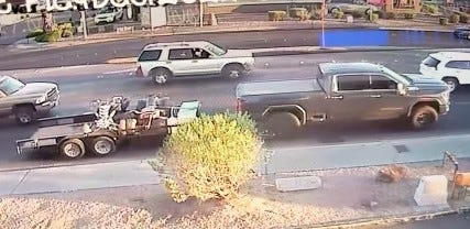 A truck being sought by Metro Police in a fatal hit and run crash at Lake Mead and Nellis on May 5th, 2021