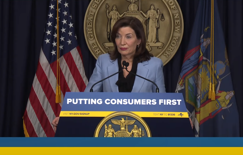 Hochul addressed the latest news in Adams' criminal case on Tuesday, saying she wouldn't speculate on the DOJ's motives