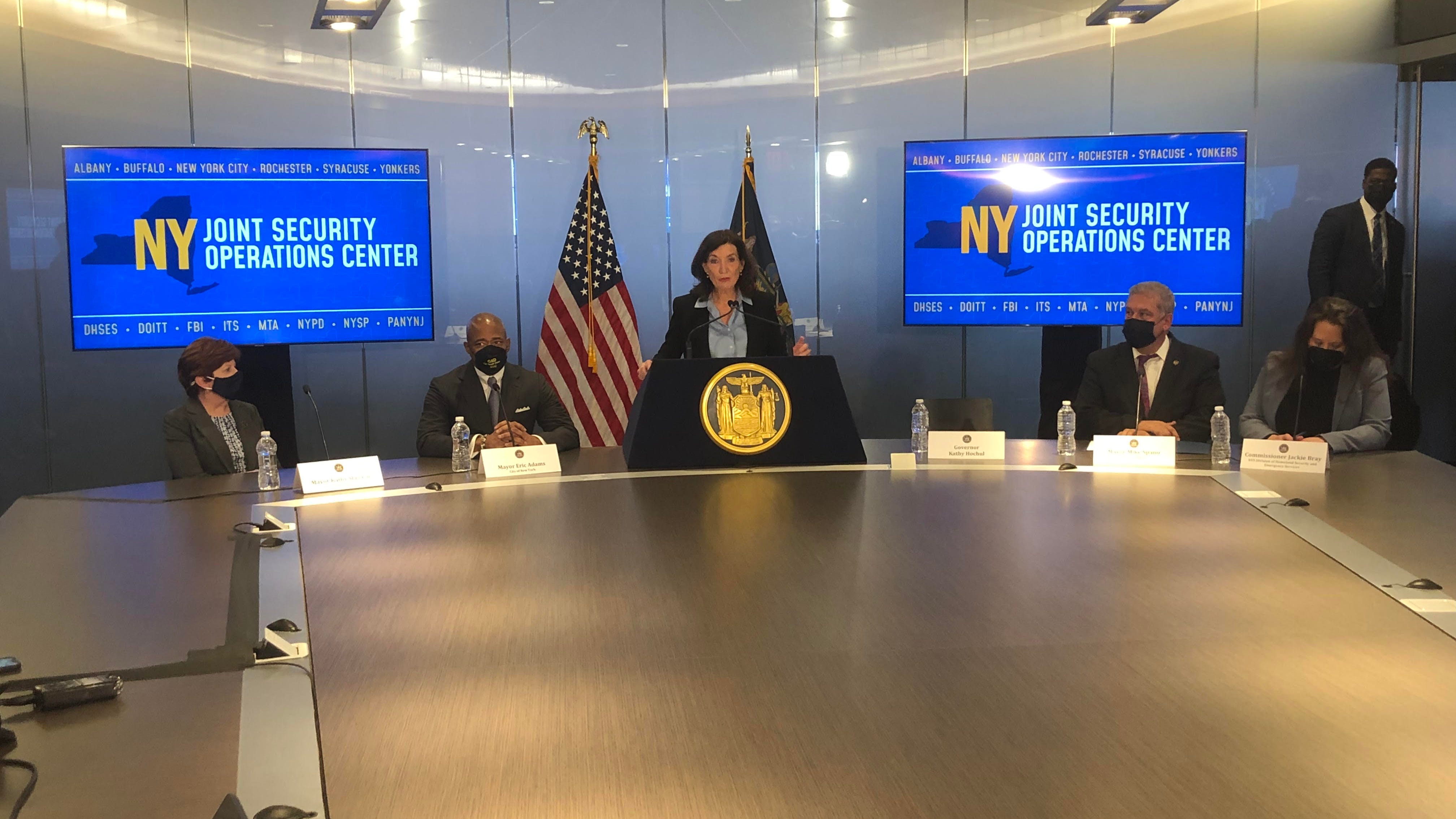 Hochul unveils Joint Security Operations Center in Brooklyn to combat cyber threats