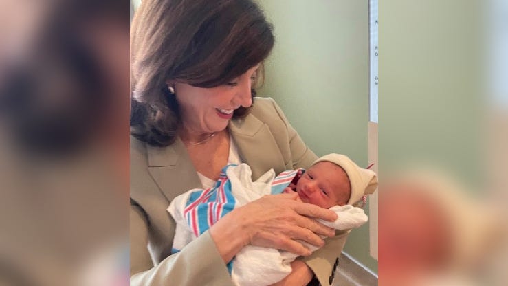 PHOTO: Hochul becomes a grandma, 'Welcome to the world, Sofia!'