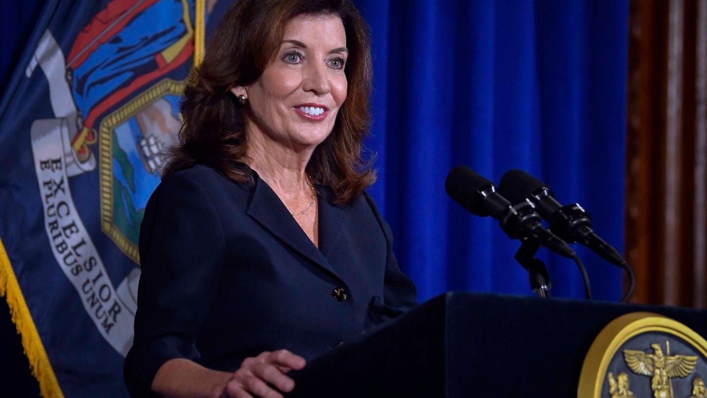 New York's new governor, Kathy Hochul, taking office Aug. 24