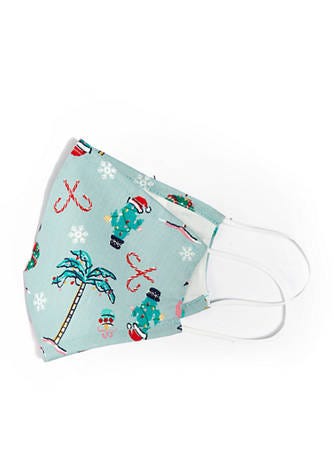 Holiday beach face mask