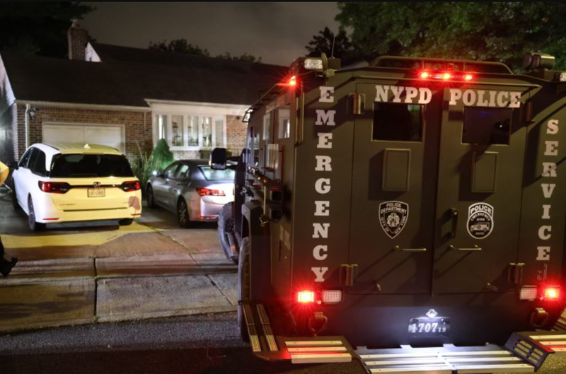 Police responded to a home invasion in Douglaston, Queens early Saturday morning.