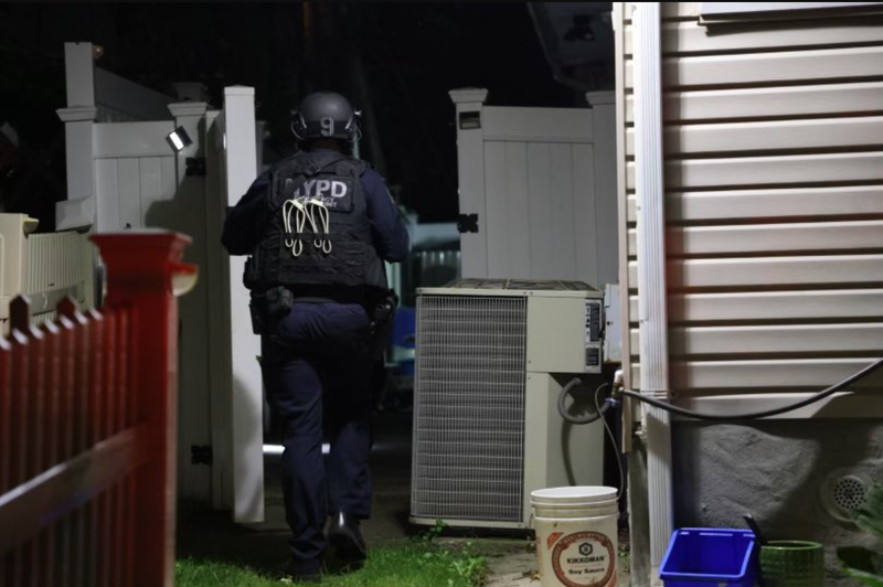 Police responded to a home invasion in Douglaston, Queens early Saturday morning.