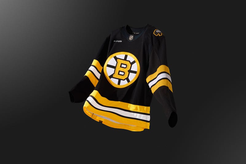 The Bruins' new home jerseys