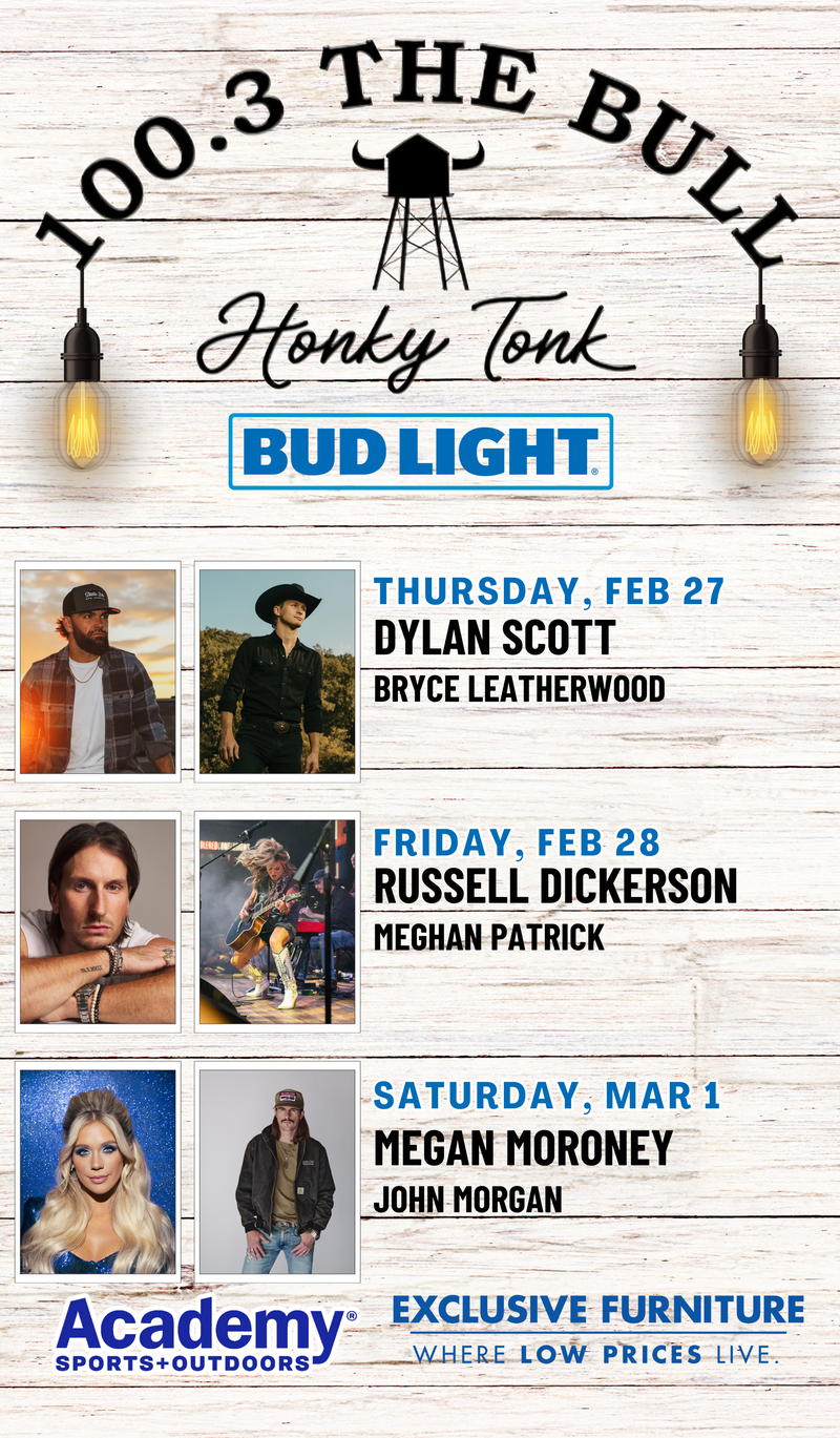 100.3 The Bull's tent at the Houston Livestock Show and Rodeo's World Championship BBQ Competition is three nights of cold beer and country music