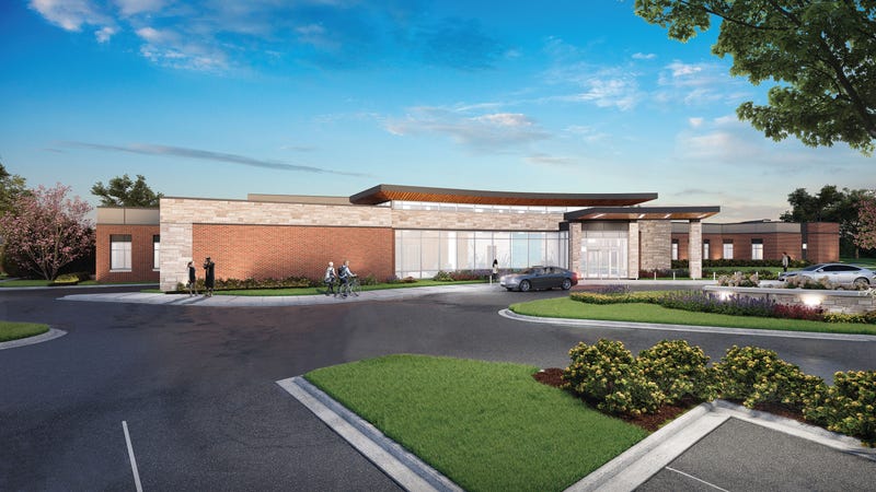 Rendering of proposed new facility in Webster Groves
