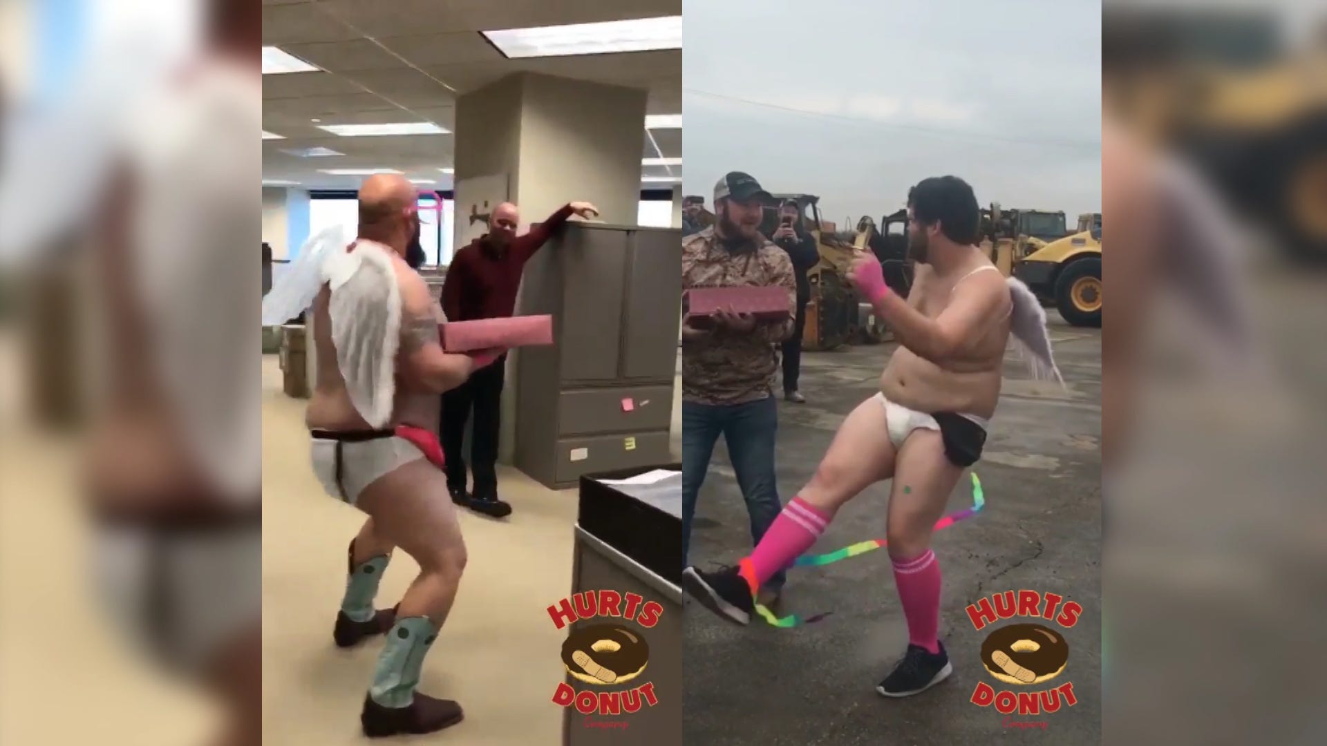 Doughnut Shop Hiring Men to Dress as Cupid for Valentine's Day Deliveries