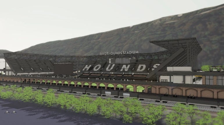 New Riverhounds stadium